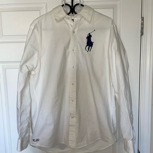 Authentic Men’s Big Pony Polo Dress Shirt